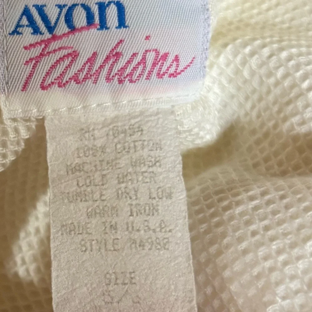 Avon Fashions Vintage 80’s Waffle Textured Blazer‎ Skirt Suit